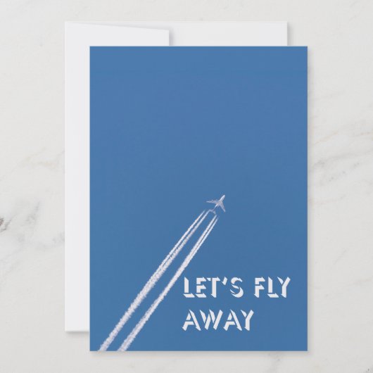 Lassend Fliege Einladung (Vorderseite)