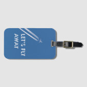 Lassend Fliege Gepäckanhänger (Vorderseite (Horizontal))