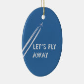 Lassend Fliege Keramik Ornament (Rechts)