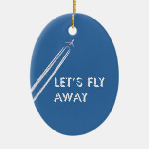 Lassend Fliege Keramik Ornament
