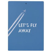 Lassend Fliege Klemmbrett (Rückseite)