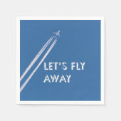 Lassend Fliege Serviette (Vorderseite)