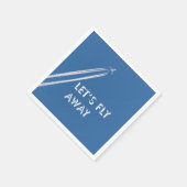 Lassend Fliege Serviette (Ecke)