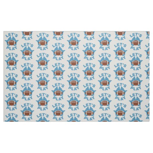 Lassend Fußballspiel Stoff (Fat Quarter (45,7 x 55,9 cm))