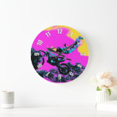Lassend Go - Freestyle Motocross Stunt Große Wanduhr (Zuhause)