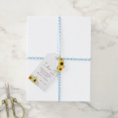 Lassend Liebe Grow Sonnenblumen Grüne Hochzeit Geschenkanhänger (Mit Garn)