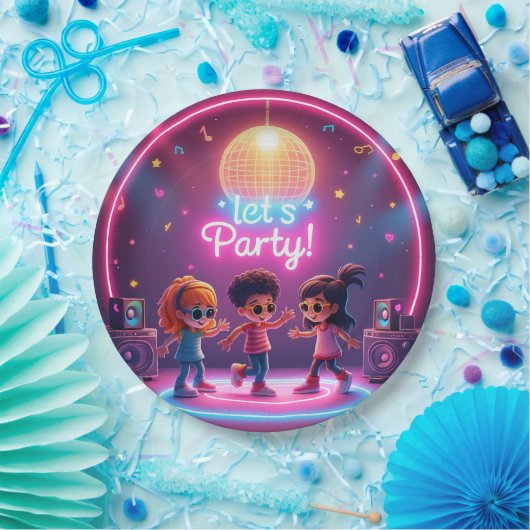 Lassend Party-Design Pappteller (Party)