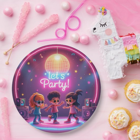 Lassend Party-Design Pappteller (Party)