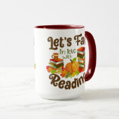 Lassend Rückgang in Liebe mit Lesen Tasse (VorderseiteRechts)