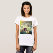Lassend Schlafende Hunde Lie Womens Comic Tshirt (Vorne ganz)
