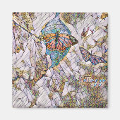 lassend Schmetterlingsmagnet Magnet (Vorne)