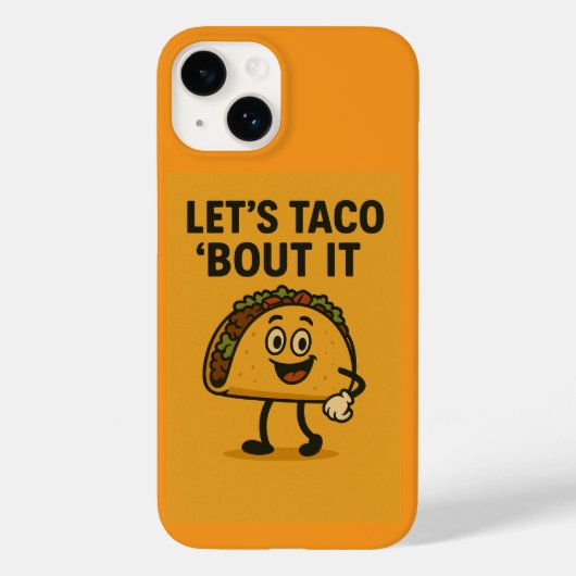 Lassend Taco "Bout It Case-Mate iPhone Hülle (Rückseite)