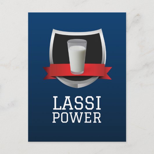 Lassi - Indian Yogurt Drink Postkarte (Vorderseite)