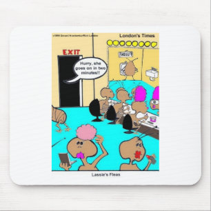 Lassie's Fleas Funny Cartoon T-Shirts & Geschenke Mousepad