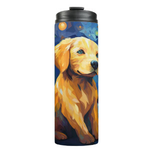 Lässig aussehen, Hund Thermosbecher