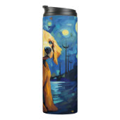 Lässig aussehen, Hund Thermosbecher (Nach rechts gedreht)