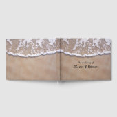 Lässig Beach Theme Wedding Gästebuch (Voll)