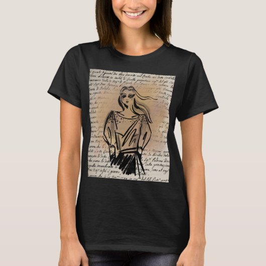 Lässig Beauty T - Shirt (Vorderseite)
