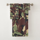 Lässig Brown Camou Badhandtuch Set (Insitu)