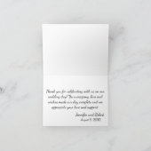 Lässig Daisy Dankeschön Karte (Innenseite)