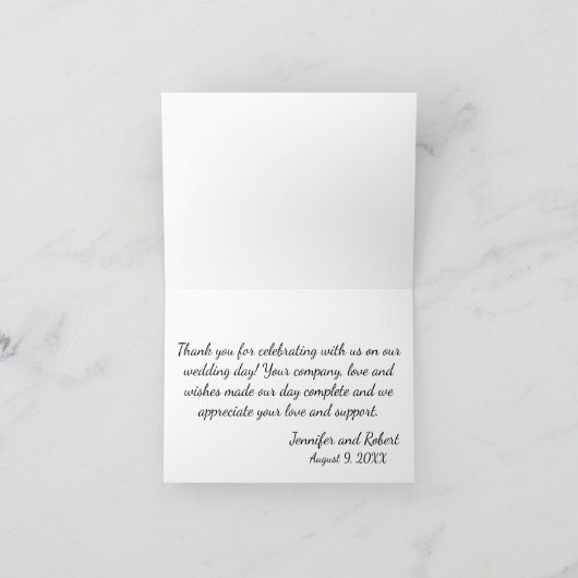 Lässig Daisy Dankeschön Karte (Innenseite)