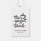 Lässig-modern Das perfekte Blend-Script Geschenkanhänger (Vorderseite)