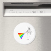 Lässig Pepper Spray Polizist Regenbogen Magnet (In Situ (Geschirrspüler))