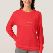 Lässig Red Full Sleeve T-Shirt (Vorderseite)