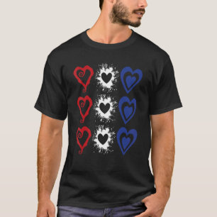 Lässig Veteranen Tag 4. Juli Urlaub Patriotisch T-Shirt
