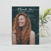 Lässig Vielen Dank, dass Sie das Foto für einen Sc Dankeskarte (Stehend Vorderseite)