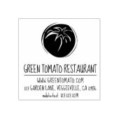 Lässige Adresse für Großfirmen Gummistempel (Prägung)