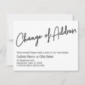 Lässige Adressenänderung Einfache Ankündigung (Vorderseite)