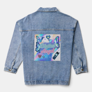 Lässige blaue Jeansjacke für Frauen