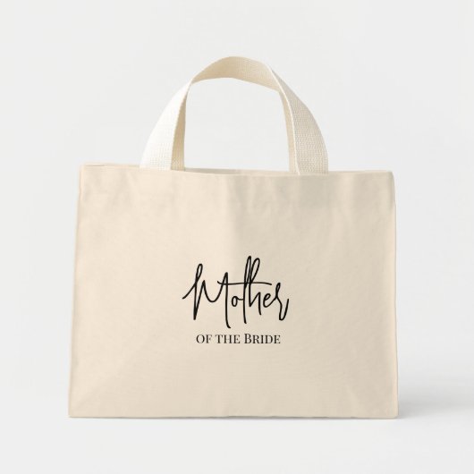 Lässige Brautmutter-Tasche Mini Stoffbeutel (Vorne)