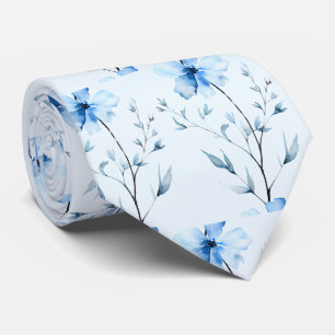 Lässige Büro-Wildblumen-Boho-Halskrawatte Krawatte
