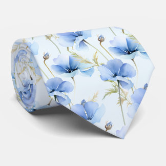 Lässige Büro-Wildblumen-Boho-Halskrawatte Krawatte