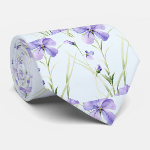 Lässige Büro-Wildblumen-Boho-Halskrawatte Krawatte