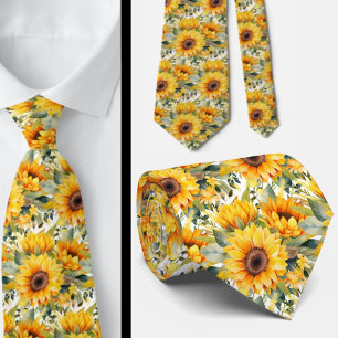 Lässige Bürokrawatte Van Gogh Sonnenblumen Krawatte