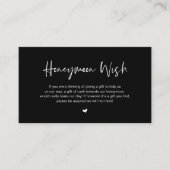 Lässige Eleganz, Größe, Flitterwochen Begleitkarte (Vorderseite)