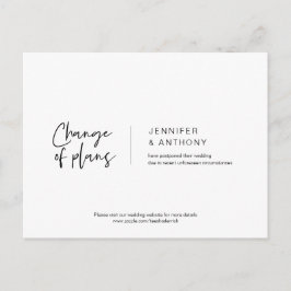 Lässige Eleganz, Planänderung, Zurückgestellt Postkarte