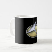 Lässige Flaggen-Logo-Tasse Kaffeetasse (Vorderseite Links)
