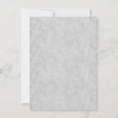 Lässige Foto-Hochzeit Save The Date (Rückseite)