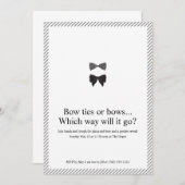 Lässige Geschlechterdarstellung Einladung (Vorne/Hinten)