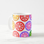 Lässige große Frucht 11 oz. Kaffee-Tee-Tasse Kaffeetasse (Vorderseite Links)
