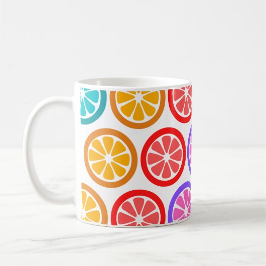 Lässige große Frucht 11 oz. Kaffee-Tee-Tasse Kaffeetasse (Links)