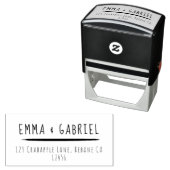 Lässige handgeschriebene Pinselstriche Stroke-Rück Permastempel (Beispiel)