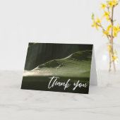 Lässige Handschrift Danke, Banana Leaf Foto Karte (Gelbe Blume)