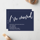 Lässige Handschrift, die ich für die Ankündigung d (Vorderseite/Rückseite Beispiel)