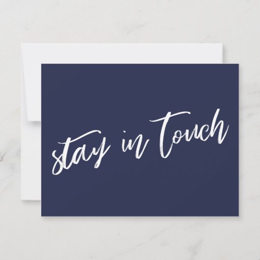 Lässige Handschrift, die ich für die Ankündigung d (Rückseite)