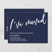 Lässige Handschrift, die ich für die Ankündigung d (Vorne/Hinten)